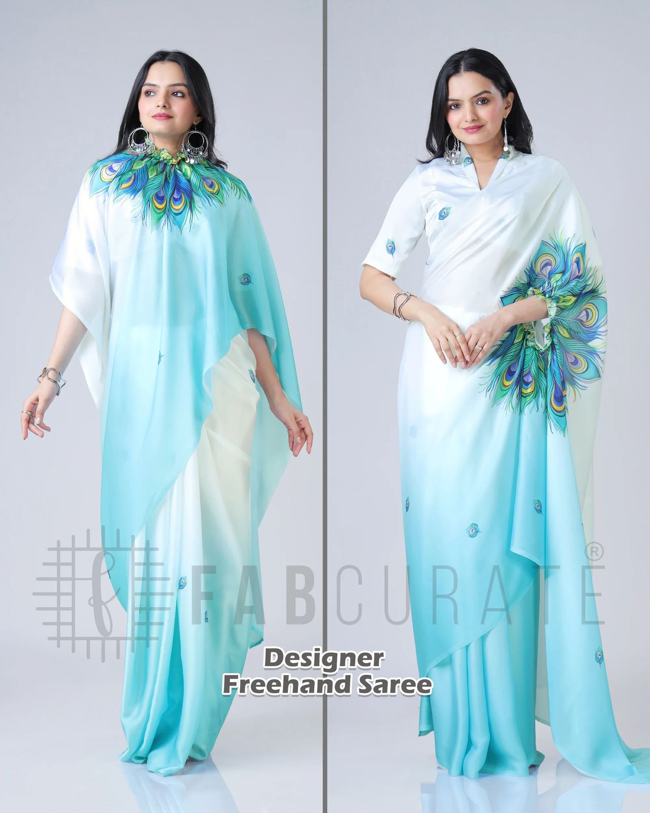 Trending DEsigner Saree, Hand Free Crepe Silk Saree Collection